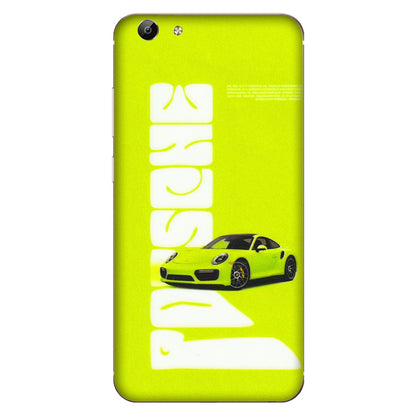 VIVO Y Series Phone Skins (All Models) - Lime Green Porche - 3D Embossed Finish (L-30) Vivo Y69