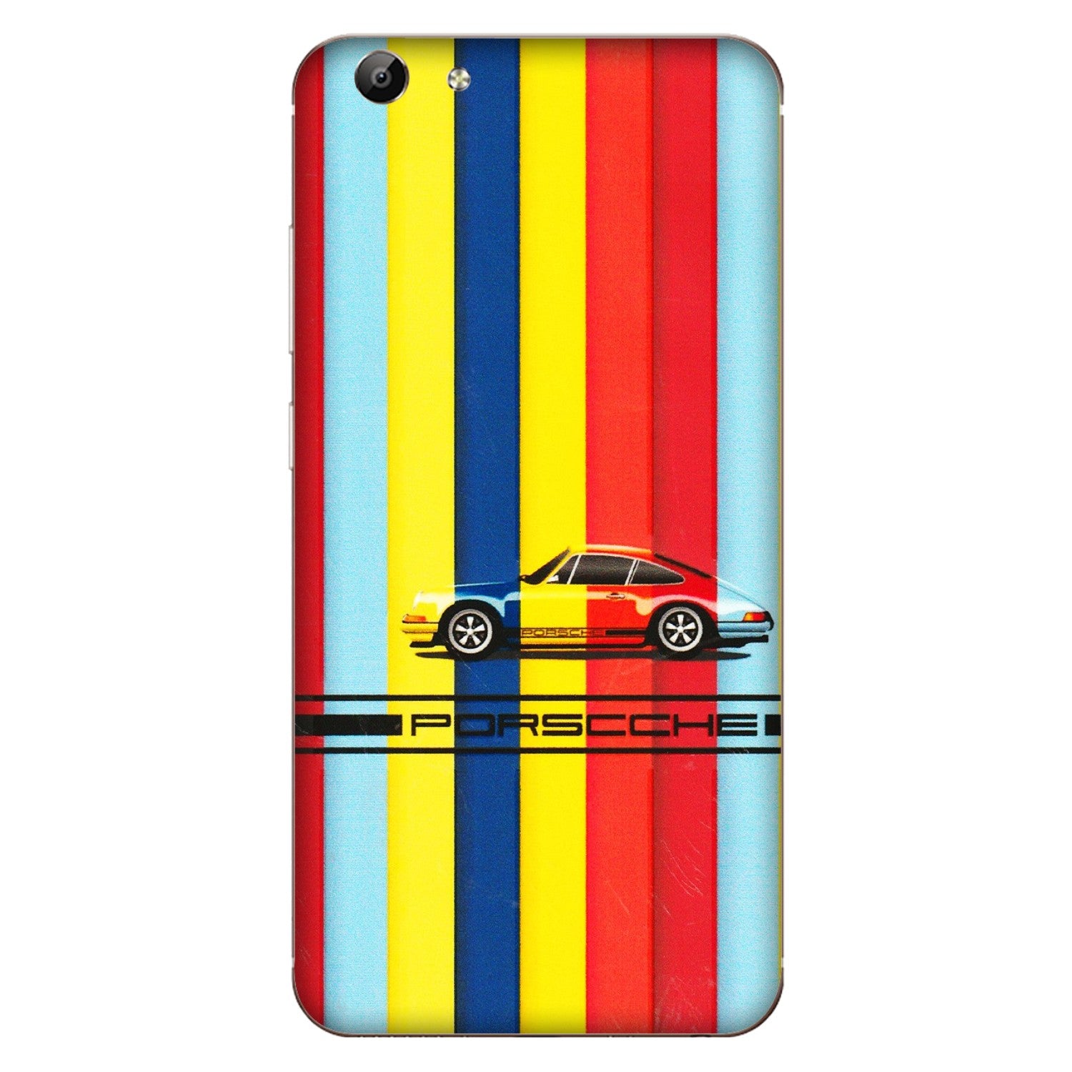 VIVO Y Series Phone Skins (All Models) - Multicolour Porche - 3D Embossed Finish (L-39) Vivo Y69
