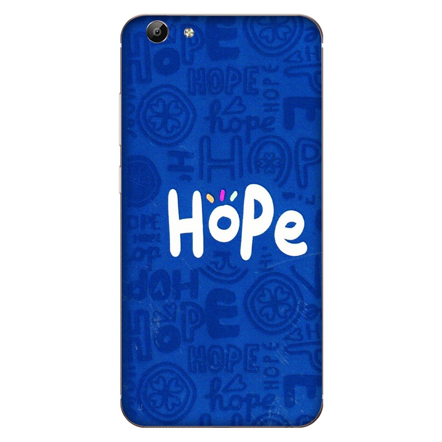 VIVO Y Series Phone Skins (All Models) - Hope Doodles Blue - 3D Embossed Finish (L-43) Vivo Y69
