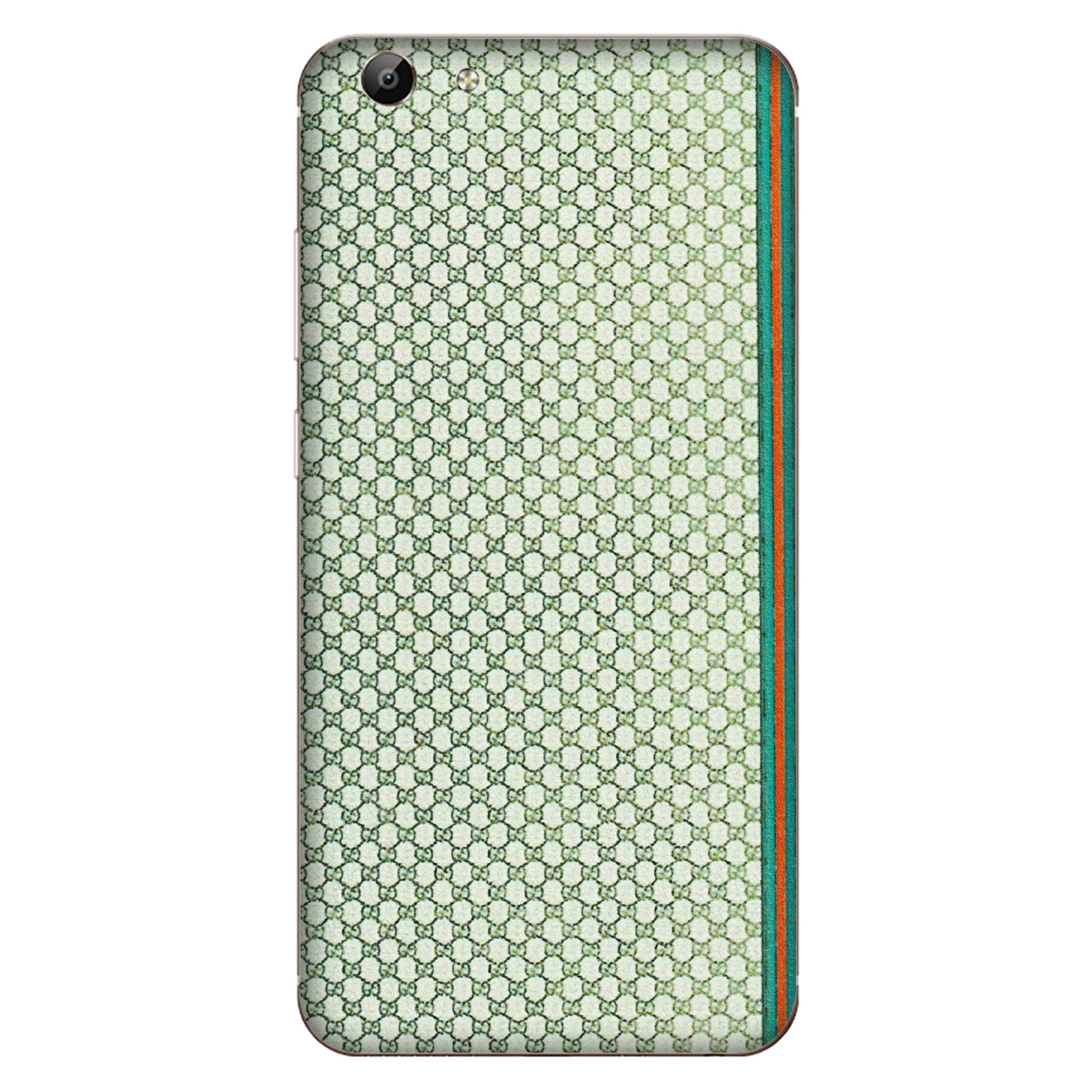 VIVO Y Series Phone Skins (All Models) - Gucci Fabric Pattern - 3D Embossed Finish (L-73) Vivo Y69
