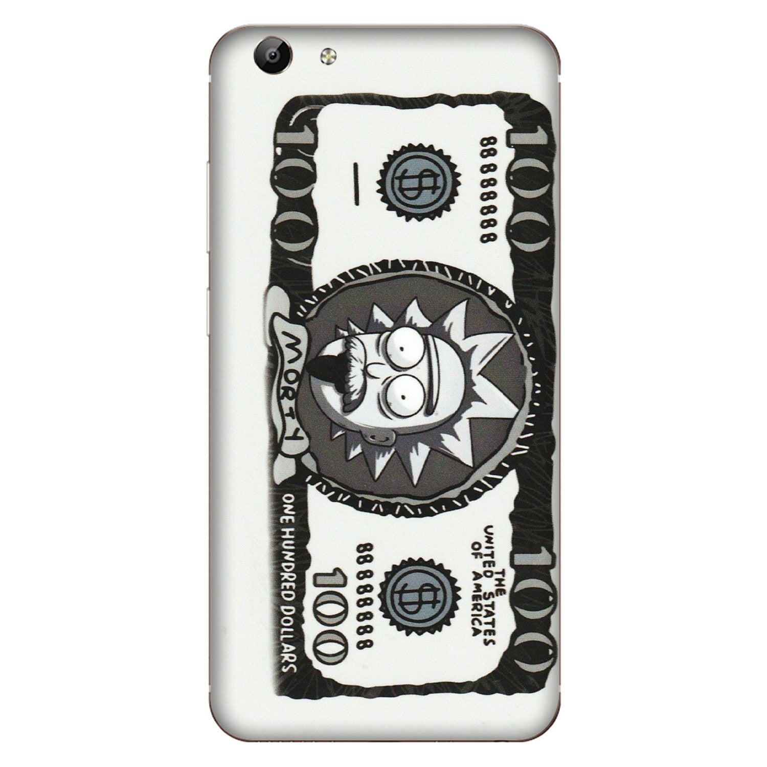 VIVO Y Series Phone Skins (All Models) - Rick And Morty Hundred Dollar Anime - Matte Finish (M-161) Vivo Y69