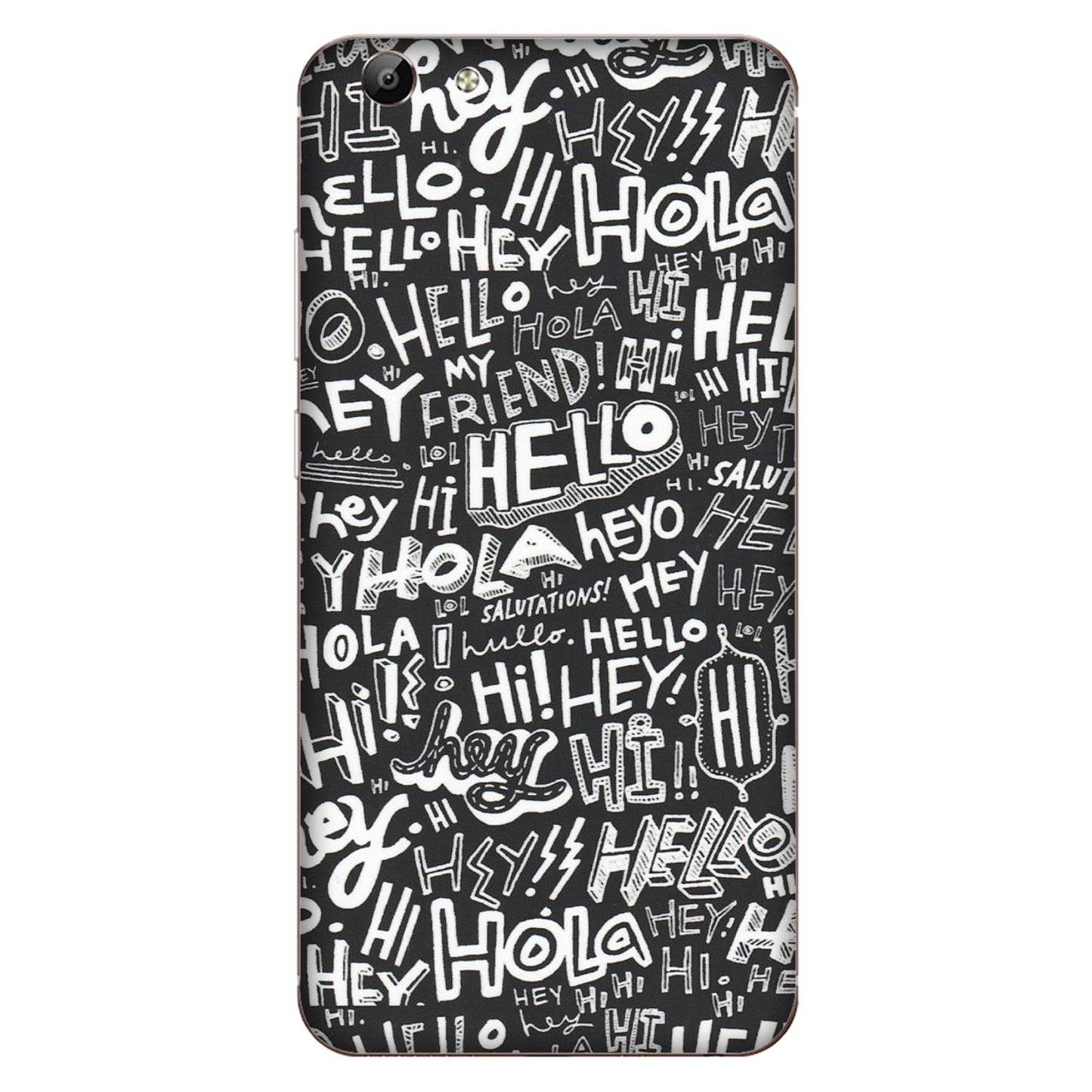 VIVO Y Series Phone Skins (All Models) - Hi Hello Doodles - Matte Finish (M-25) Vivo Y69