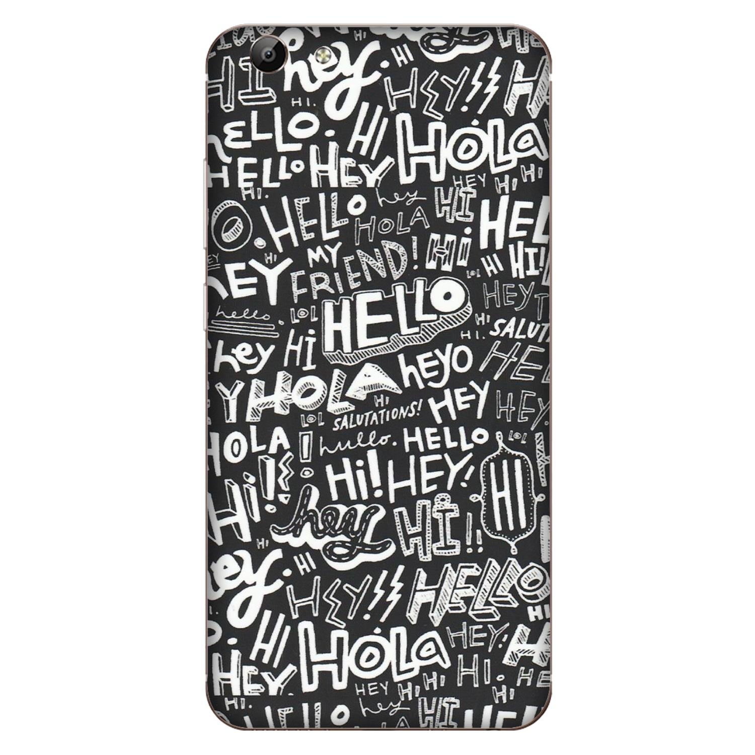 VIVO Y Series Phone Skins (All Models) - Hi Hello Doodles - Matte Finish (M-25) Vivo Y69