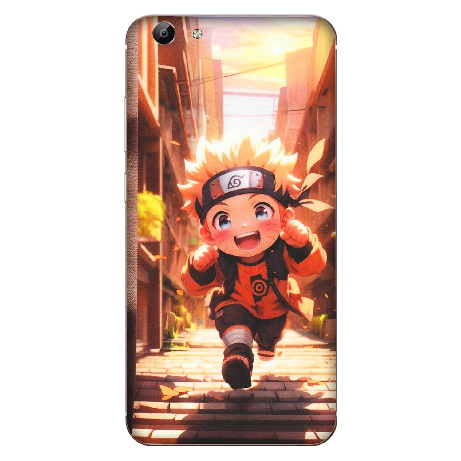 VIVO Y Series Phone Skins (All Models) - Naruto Cute Toon Running - Matte Finish (M-04) Vivo Y69