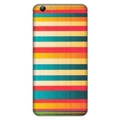 VIVO Y Series Phone Skins (All Models) - Colourful Stripes Soothing Effect - Matte Finish (M-86) Vivo Y69