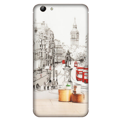 VIVO Y Series Phone Skins (All Models) - London Street - Transparent Finish (T-02) Vivo Y69