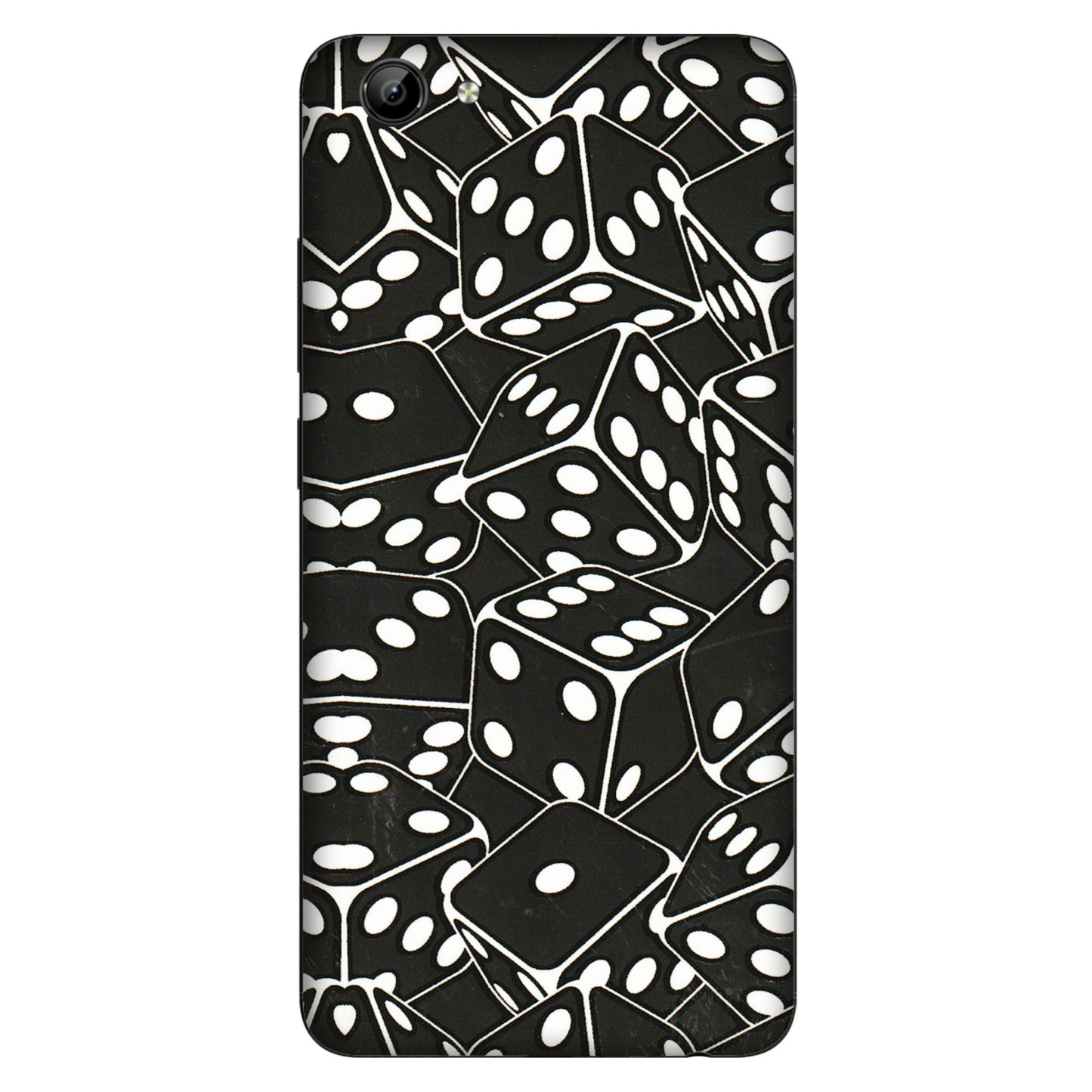 VIVO Y Series Phone Skins (All Models) - Big Black Dices - 3D Embossed Finish (L-106) Vivo Y71