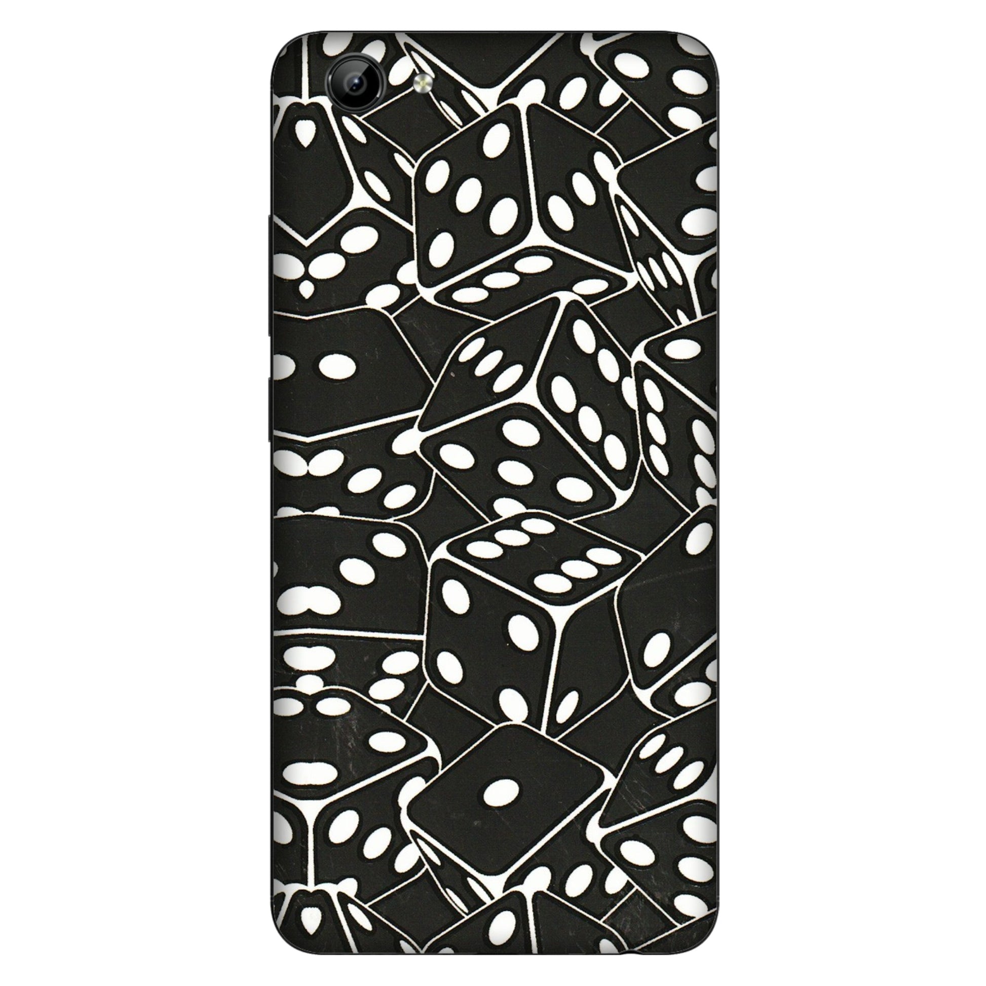 VIVO Y Series Phone Skins (All Models) - Big Black Dices - 3D Embossed Finish (L-106) Vivo Y71