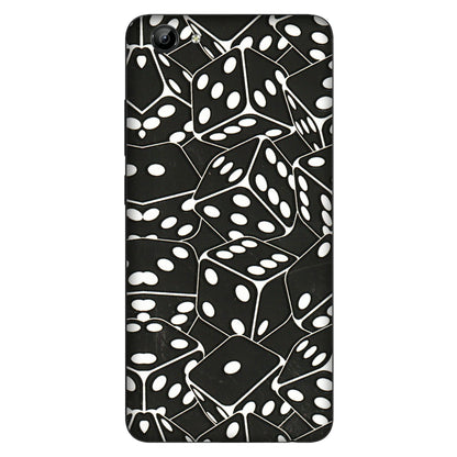 VIVO Y Series Phone Skins (All Models) - Big Black Dices - 3D Embossed Finish (L-106) Vivo Y71