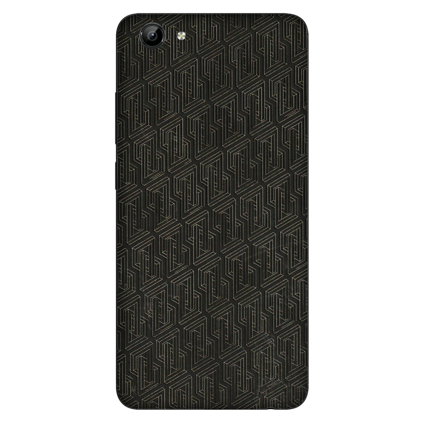 VIVO Y Series Phone Skins (All Models) - Black Abstract Pattern - 3D Embossed Finish (L-117) Vivo Y71