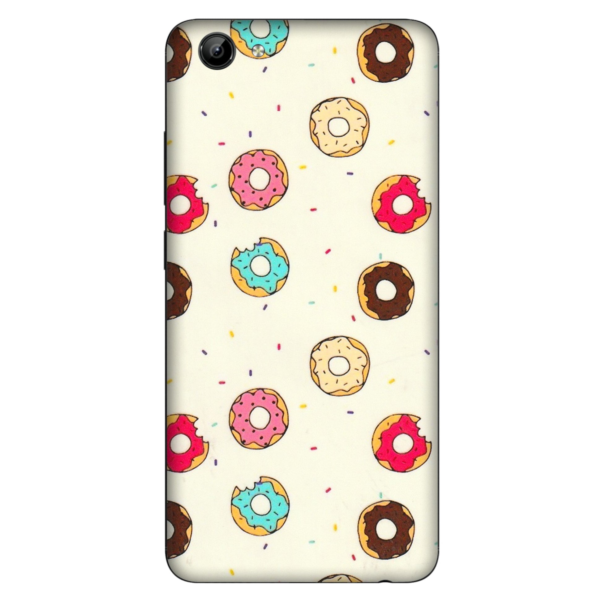 VIVO Y Series Phone Skins (All Models) - Mini Donuts Doodle Art - 3D Embossed Finish (L-122) Vivo Y71