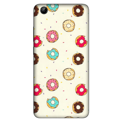 VIVO Y Series Phone Skins (All Models) - Mini Donuts Doodle Art - 3D Embossed Finish (L-122) Vivo Y71