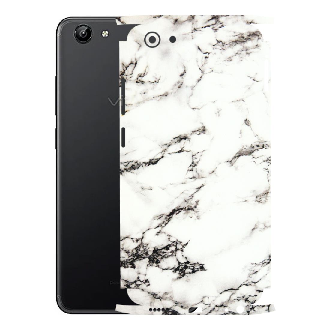 VIVO Y Series Phone Skins (All Models) - Black and White Marble Texture - 3D Embossed Finish (L-124) Vivo Y71