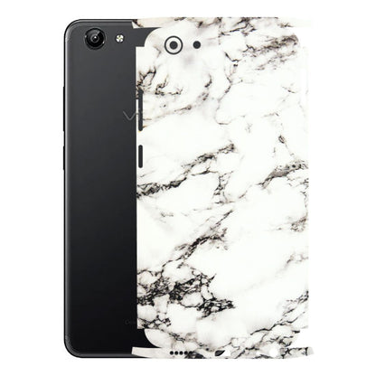 VIVO Y Series Phone Skins (All Models) - Black and White Marble Texture - 3D Embossed Finish (L-124) Vivo Y71