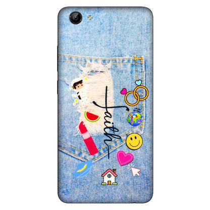 VIVO Y Series Phone Skins (All Models) - Denim Jeans Pocket - 3D Embossed Finish (L-134) Vivo Y71