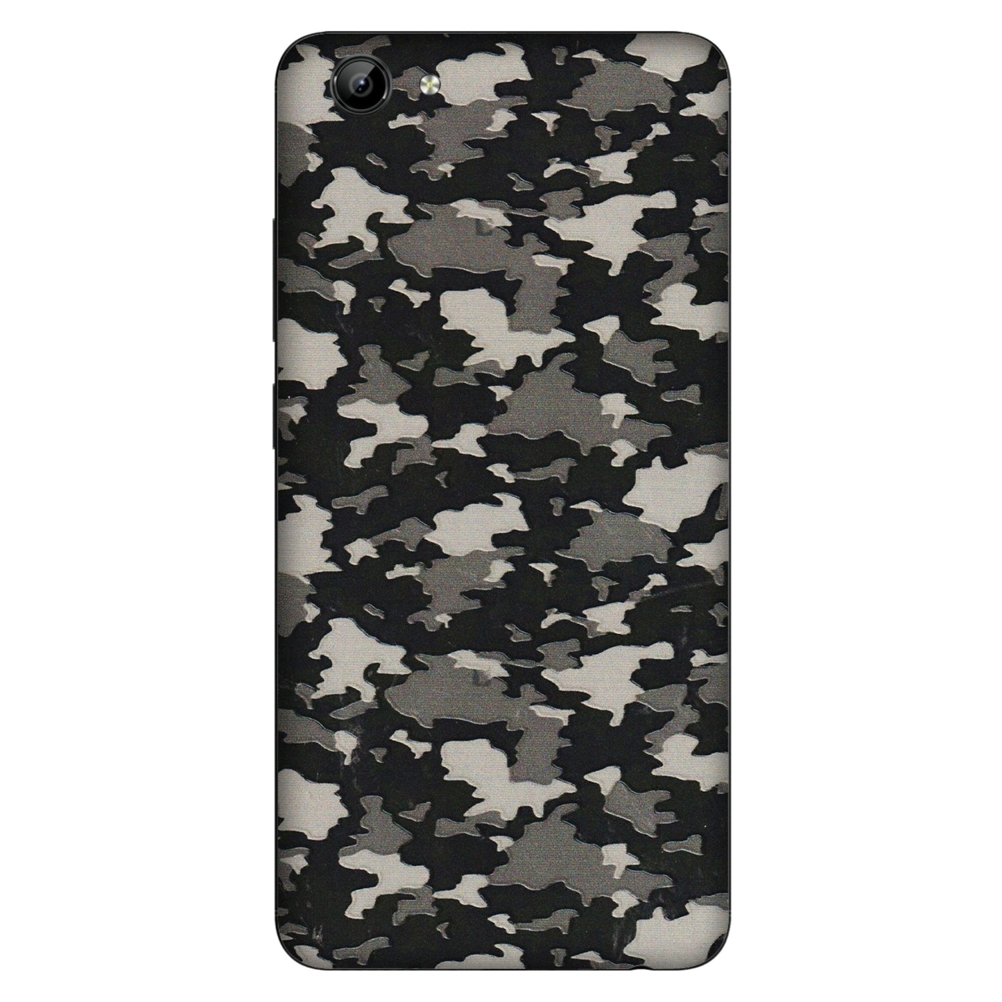 VIVO Y Series Phone Skins (All Models) - Black/Grey Camoflaunge - 3D Embossed Finish (L-142) Vivo Y71