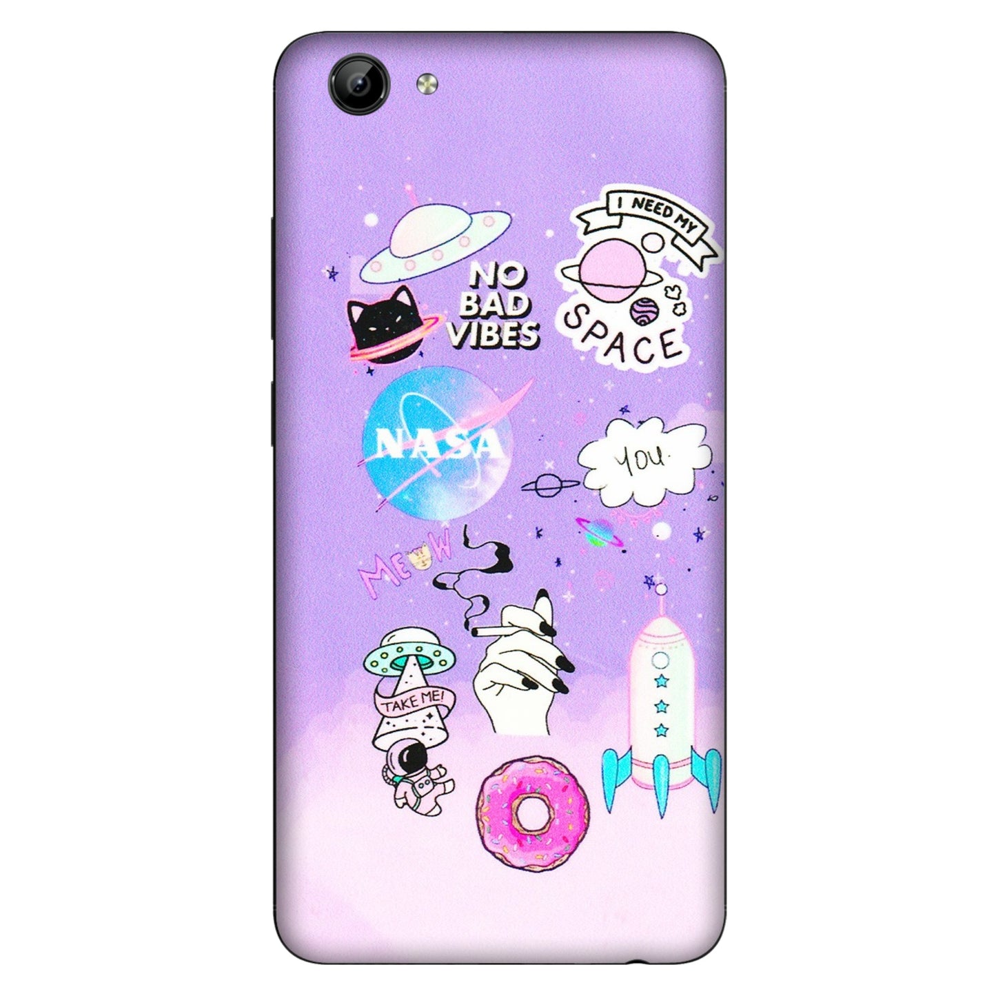 VIVO Y Series Phone Skins (All Models) - I Need My Nasa Skin - 3D Embossed Finish (L-149) Vivo Y71