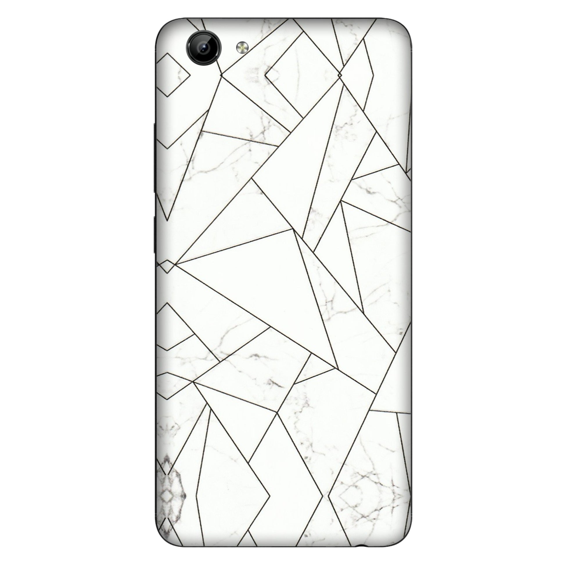 VIVO Y Series Phone Skins (All Models) - Luxury White Marble Effect - 3D Embossed Finish (L-168) Vivo Y71