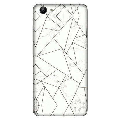 VIVO Y Series Phone Skins (All Models) - Luxury White Marble Effect - 3D Embossed Finish (L-168) Vivo Y71