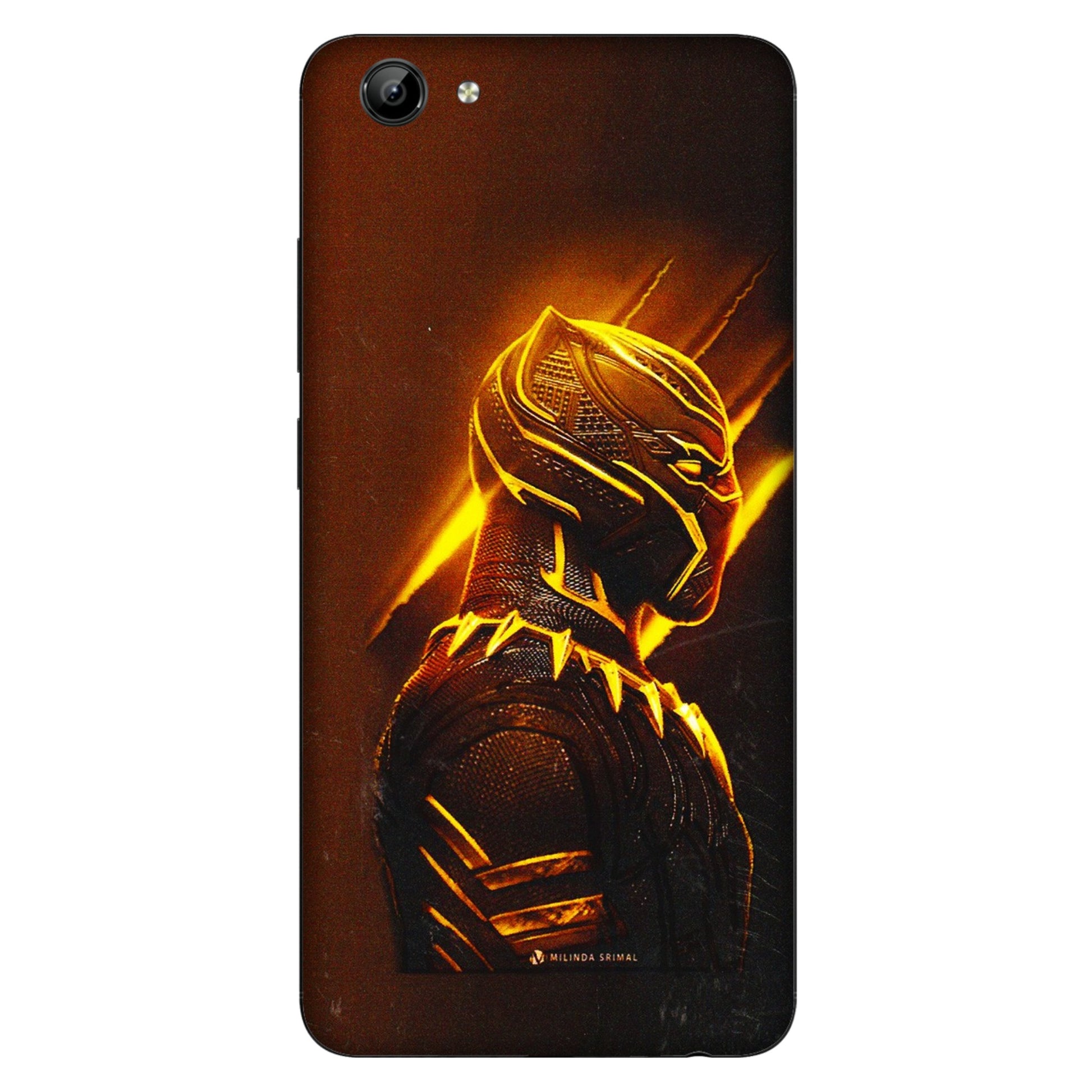 VIVO Y Series Phone Skins (All Models) - Gold Black Panther - 3D Embossed Finish (L-181) Vivo Y71