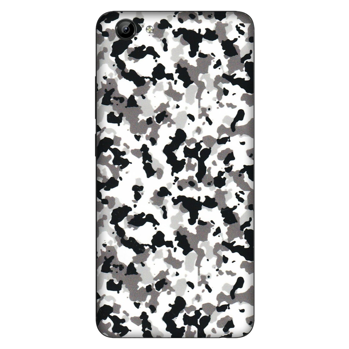 VIVO Y Series Phone Skins (All Models) - White Black Camouflage - 3D Embossed Finish (L-18) Vivo Y71