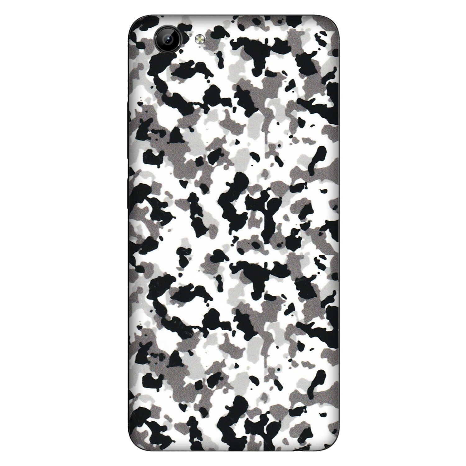 VIVO Y Series Phone Skins (All Models) - White Black Camouflage - 3D Embossed Finish (L-18) Vivo Y71