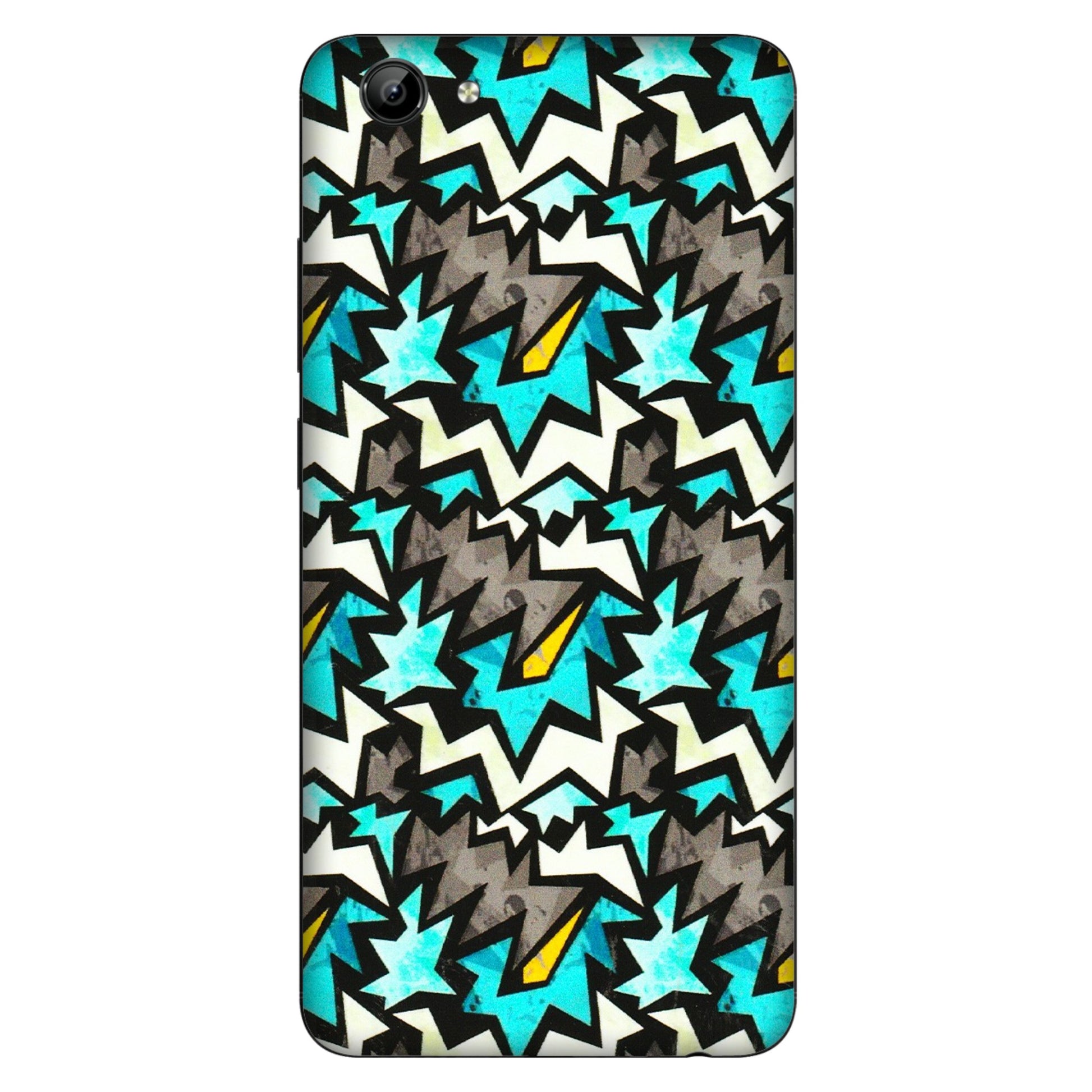 VIVO Y Series Phone Skins (All Models) - Funky Zig Zag - 3D Embossed Finish (L-223) Vivo Y71
