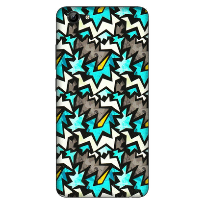 VIVO Y Series Phone Skins (All Models) - Funky Zig Zag - 3D Embossed Finish (L-223) Vivo Y71