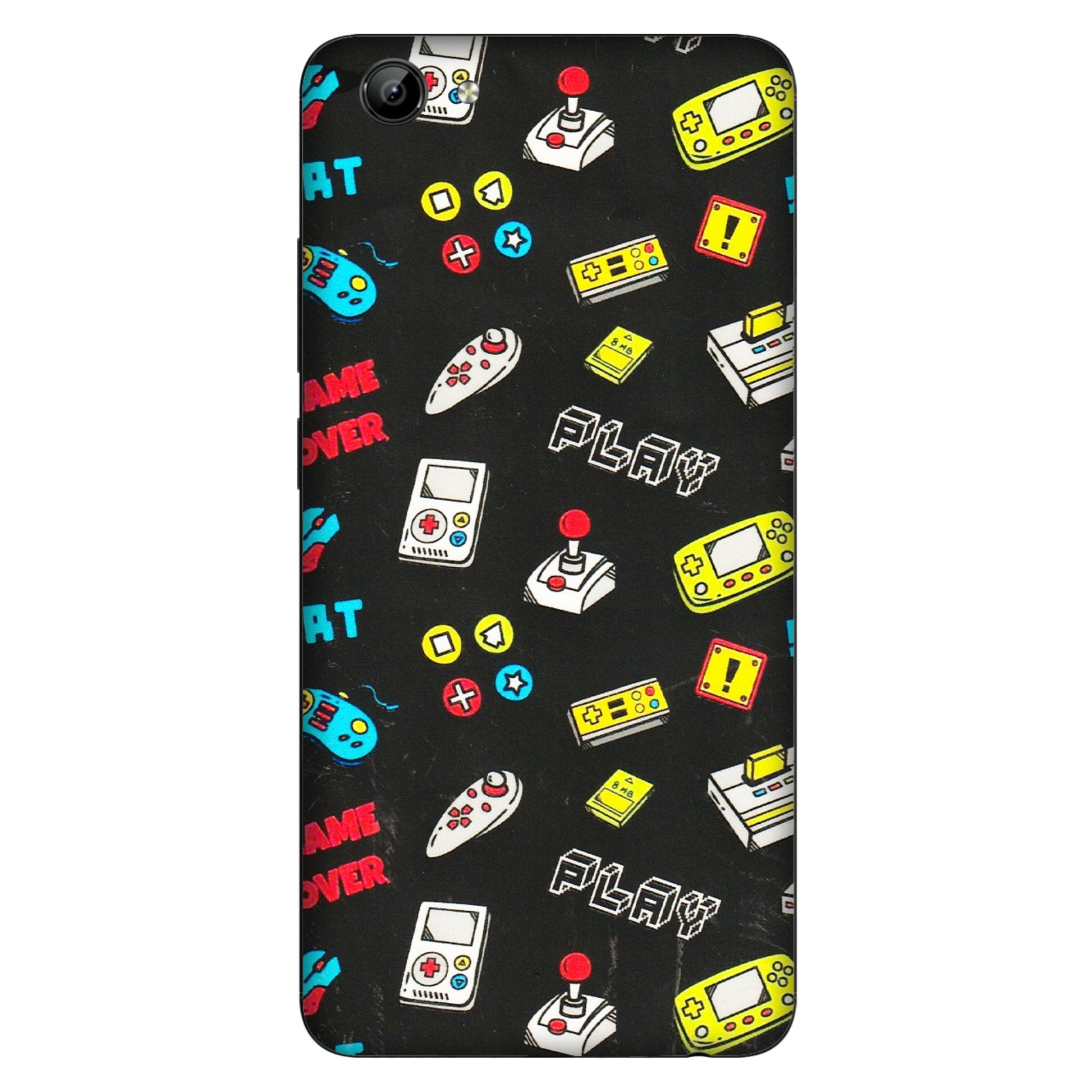 VIVO Y Series Phone Skins (All Models) - Gaming Doodles - 3D Embossed Finish (L-224) Vivo Y71