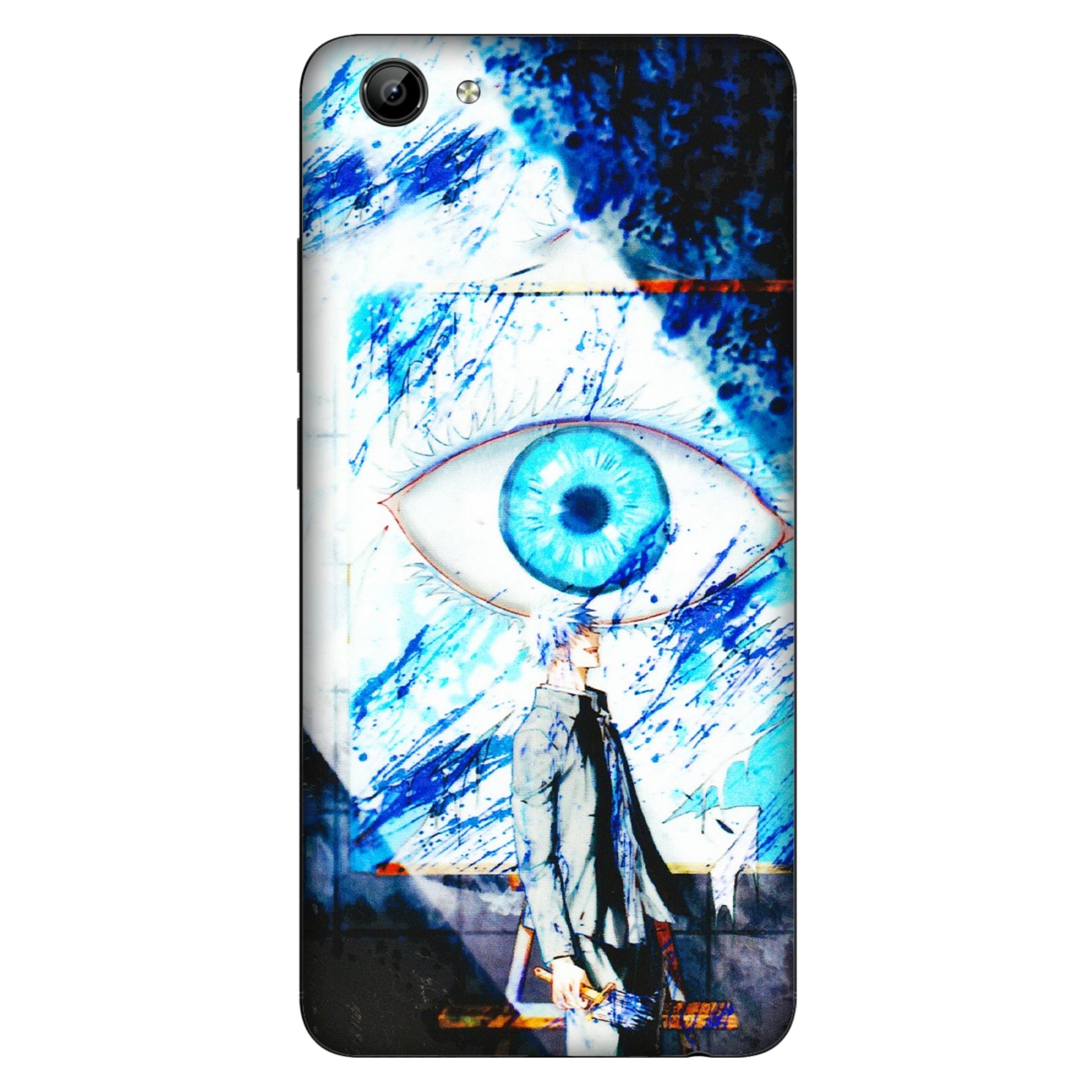 VIVO Y Series Phone Skins (All Models) - Gojo Satoru evil eye - 3D Embossed Finish (L-239) Vivo Y71