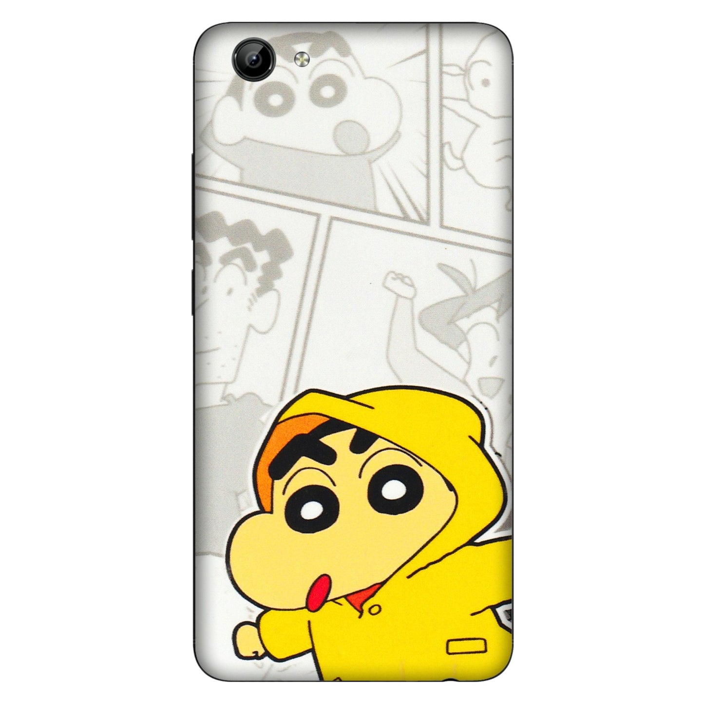 VIVO Y Series Phone Skins (All Models) - Yellow Shinchan Comic - 3D Embossed Finish (L-246) Vivo Y71