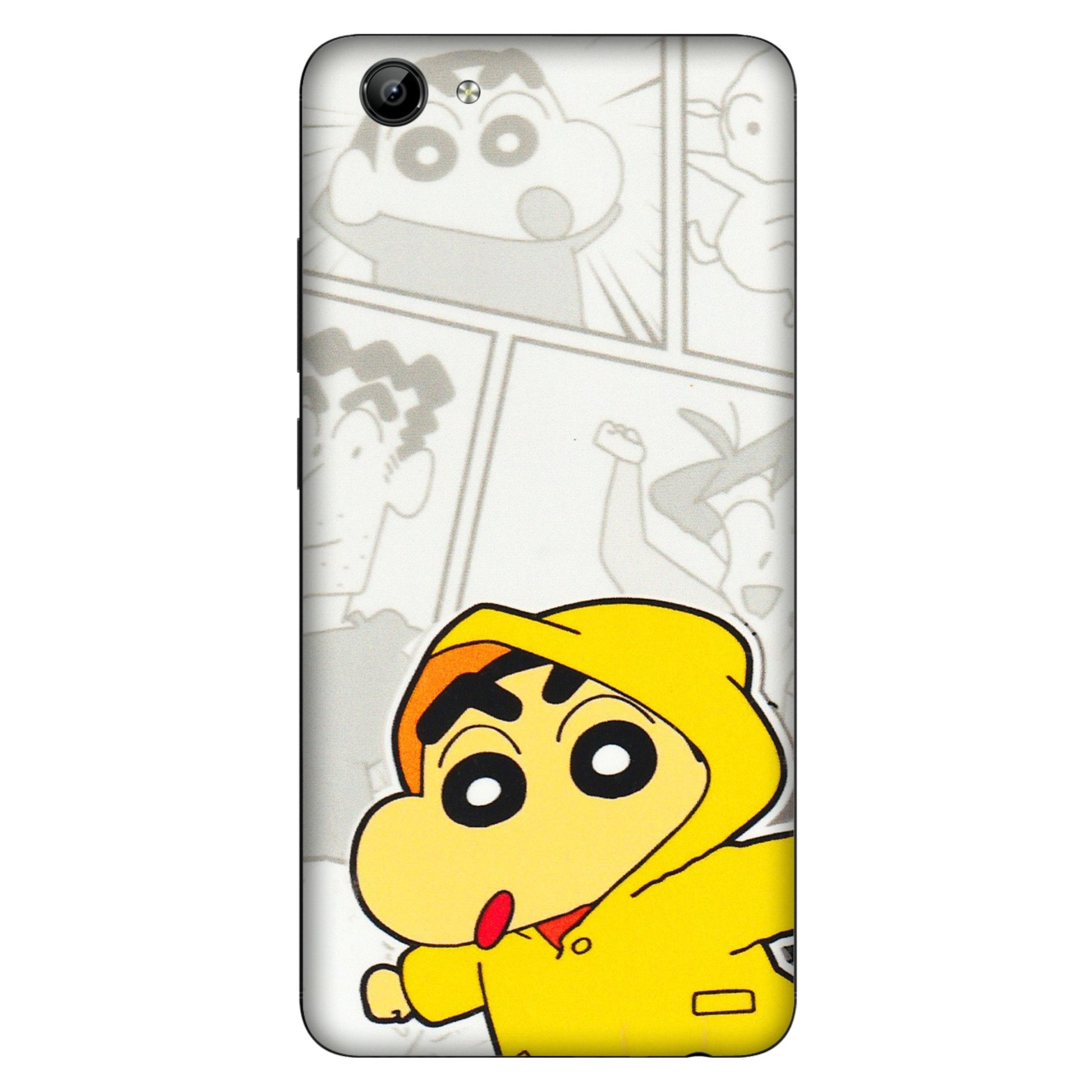 VIVO Y Series Phone Skins (All Models) - Yellow Shinchan Comic - 3D Embossed Finish (L-246) Vivo Y71