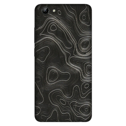 VIVO Y Series Phone Skins (All Models) - Abstract White Line Map - 3D Embossed Finish (L-269) Vivo Y71