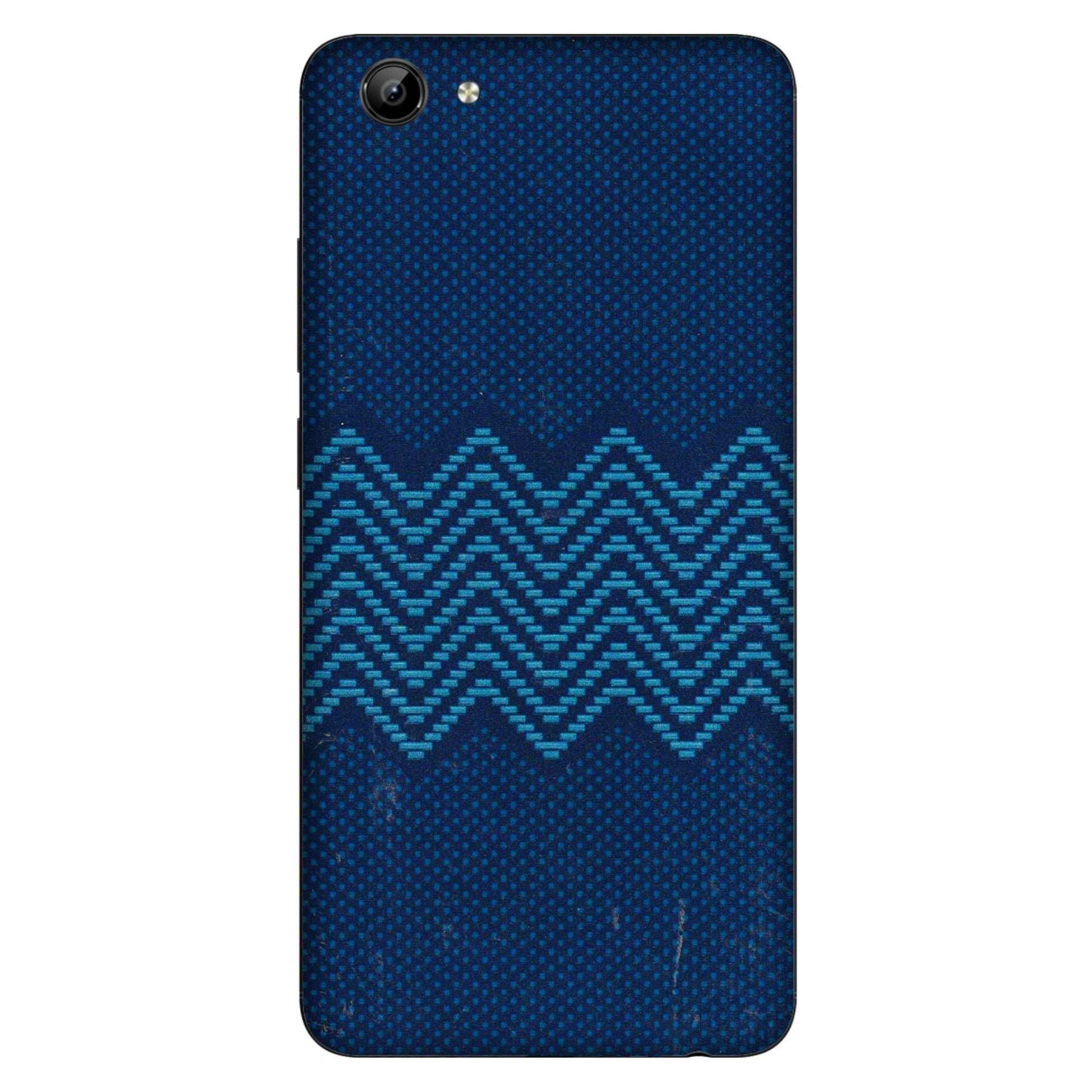 VIVO Y Series Phone Skins (All Models) - Blue Sober Waves - 3D Embossed Finish (L-306) Vivo Y71