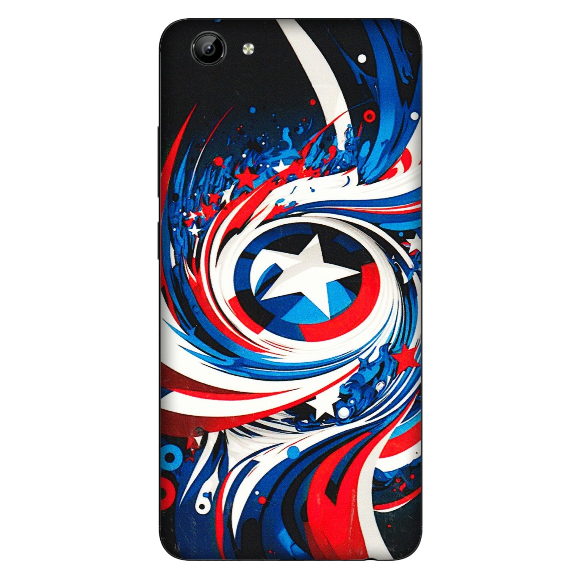 VIVO Y Series Phone Skins (All Models) - Captain America Logo - 3D Embossed Finish (L-307) Vivo Y71