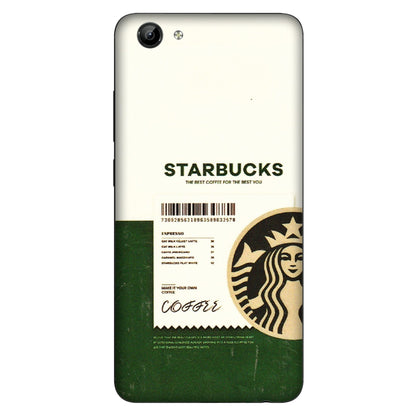 VIVO Y Series Phone Skins (All Models) - Starbucks Barcode - 3D Embossed Finish (L-308) Vivo Y71