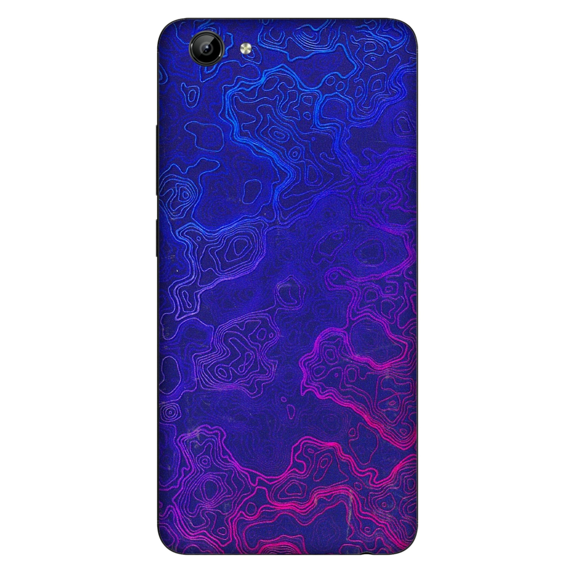VIVO Y Series Phone Skins (All Models) - Purple Ripples Swirl - 3D Embossed Finish (L-314) Vivo Y71