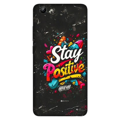 VIVO Y Series Phone Skins (All Models) - Stay Positive Black - 3D Embossed Finish (L-31) Vivo Y71