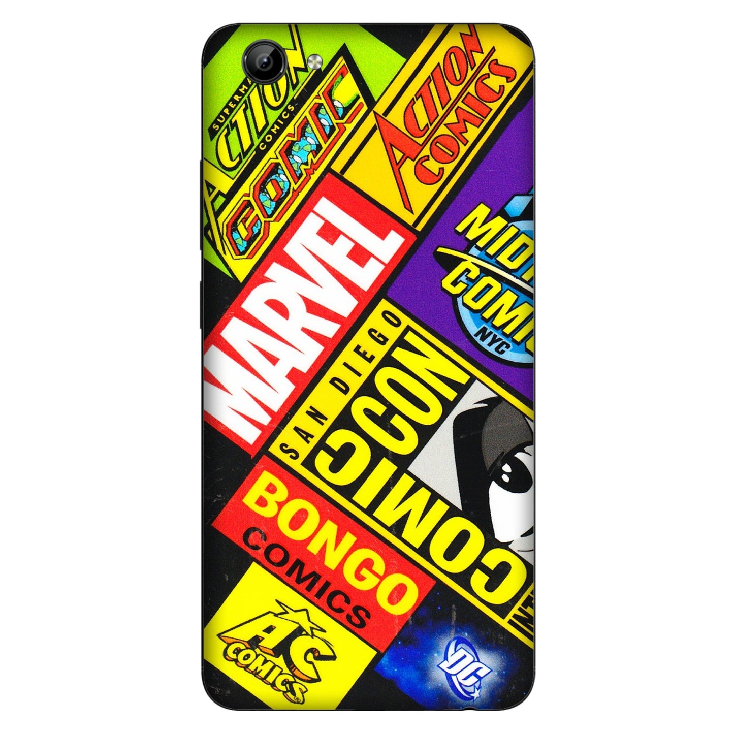VIVO Y Series Phone Skins (All Models) - Bongo Comic Con - 3D Embossed Finish (L-325) Vivo Y71