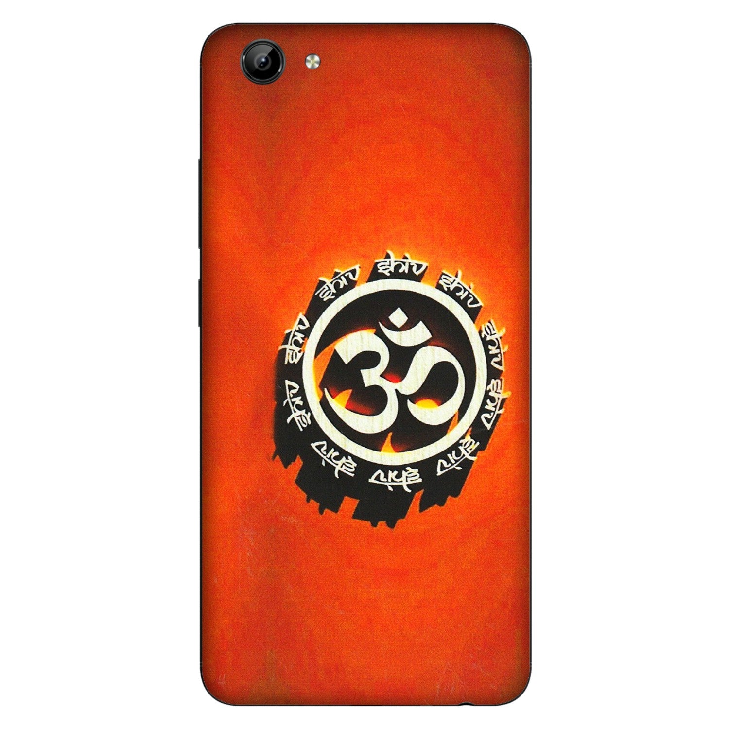 VIVO Y Series Phone Skins (All Models) - Aum Shiv Orange - 3D Embossed Finish (L-32) Vivo Y71