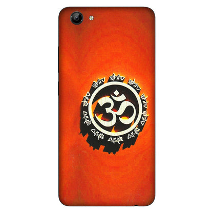 VIVO Y Series Phone Skins (All Models) - Aum Shiv Orange - 3D Embossed Finish (L-32) Vivo Y71