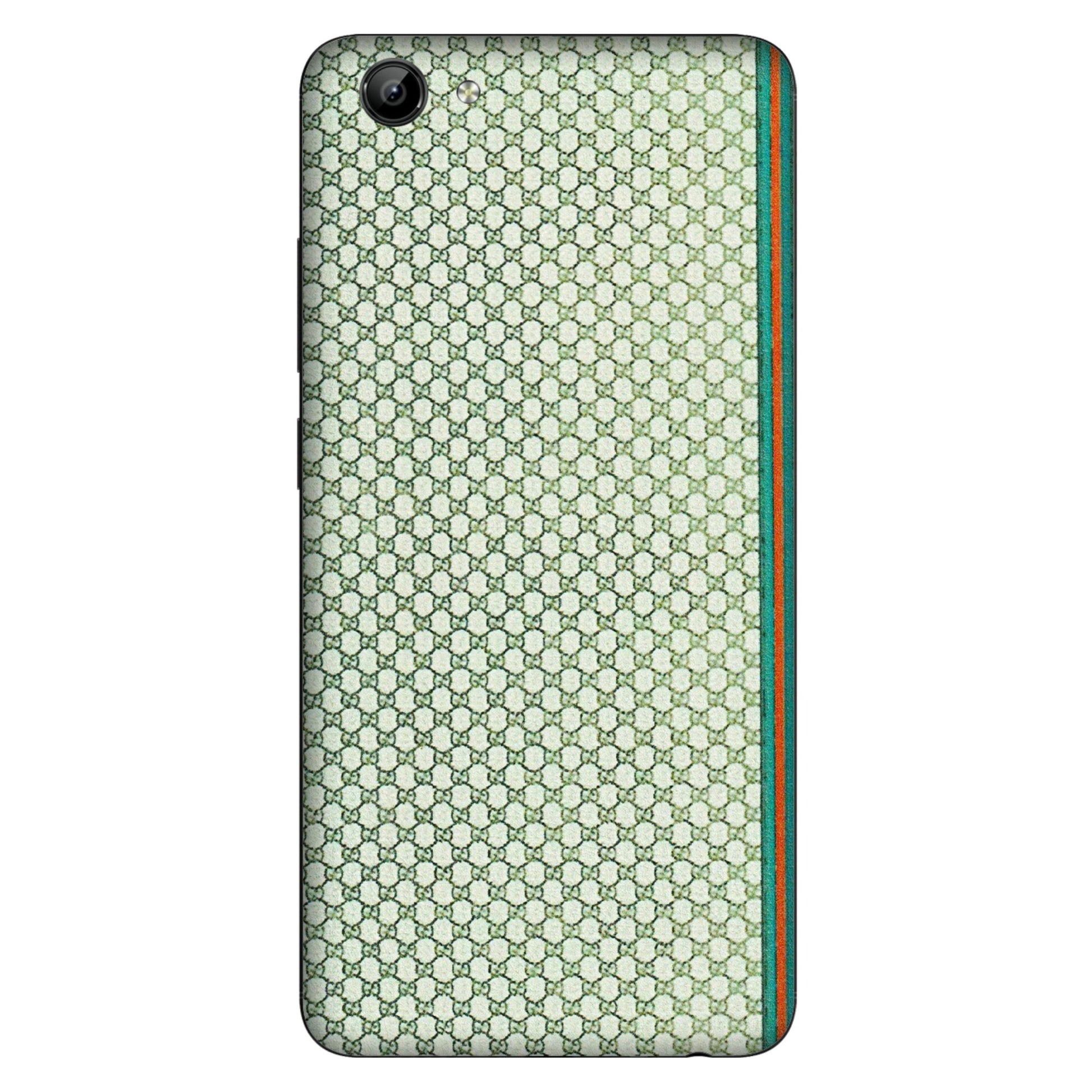 VIVO Y Series Phone Skins (All Models) - Gucci Fabric Pattern - 3D Embossed Finish (L-73) Vivo Y71