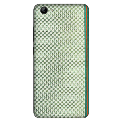VIVO Y Series Phone Skins (All Models) - Gucci Fabric Pattern - 3D Embossed Finish (L-73) Vivo Y71