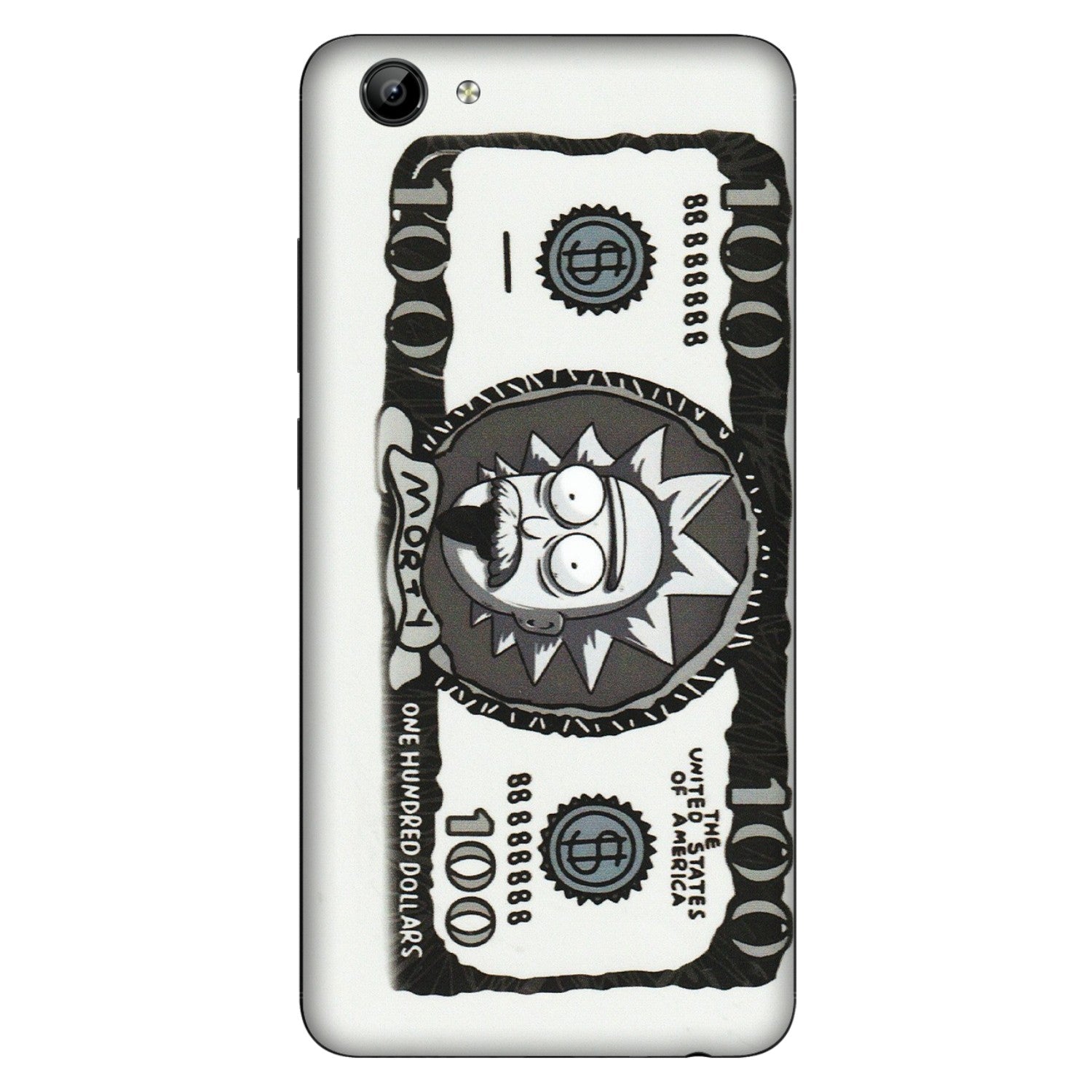 VIVO Y Series Phone Skins (All Models) - Rick And Morty Hundred Dollar Anime - Matte Finish (M-161) Vivo Y71