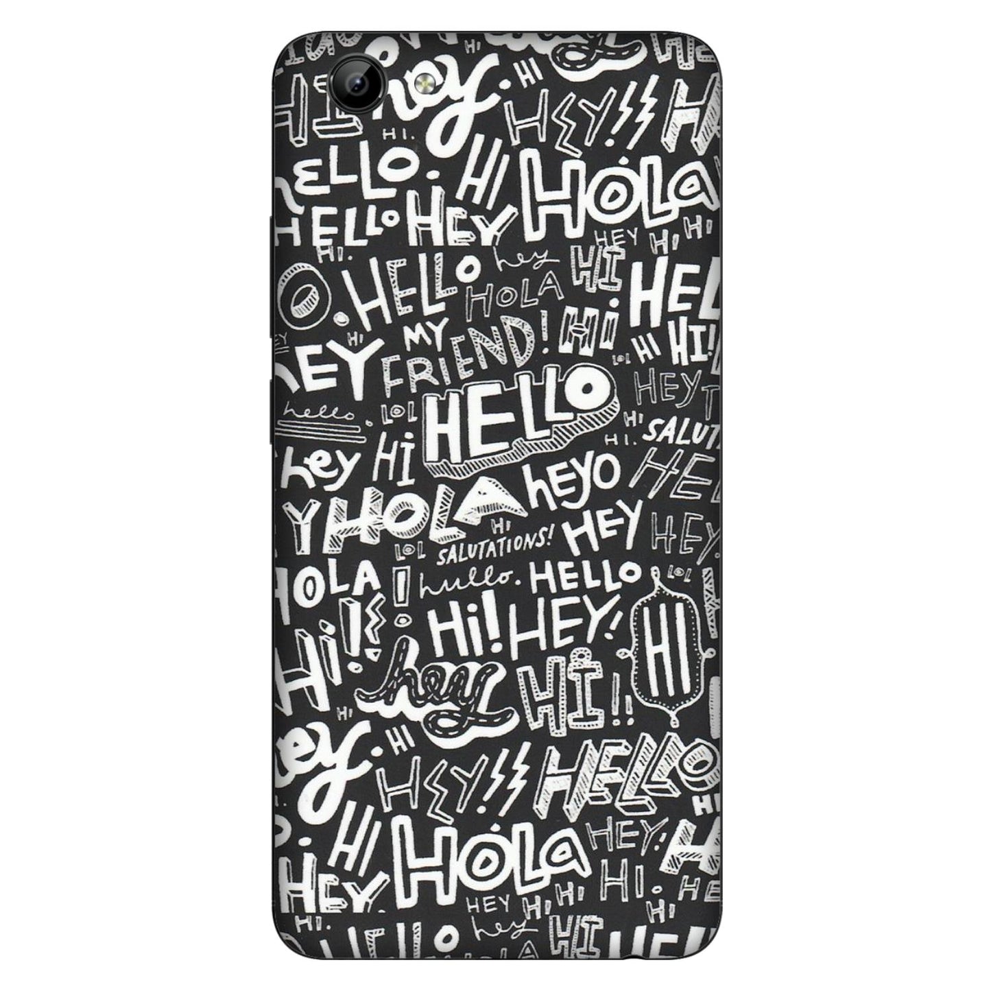 VIVO Y Series Phone Skins (All Models) - Hi Hello Doodles - Matte Finish (M-25) Vivo Y71