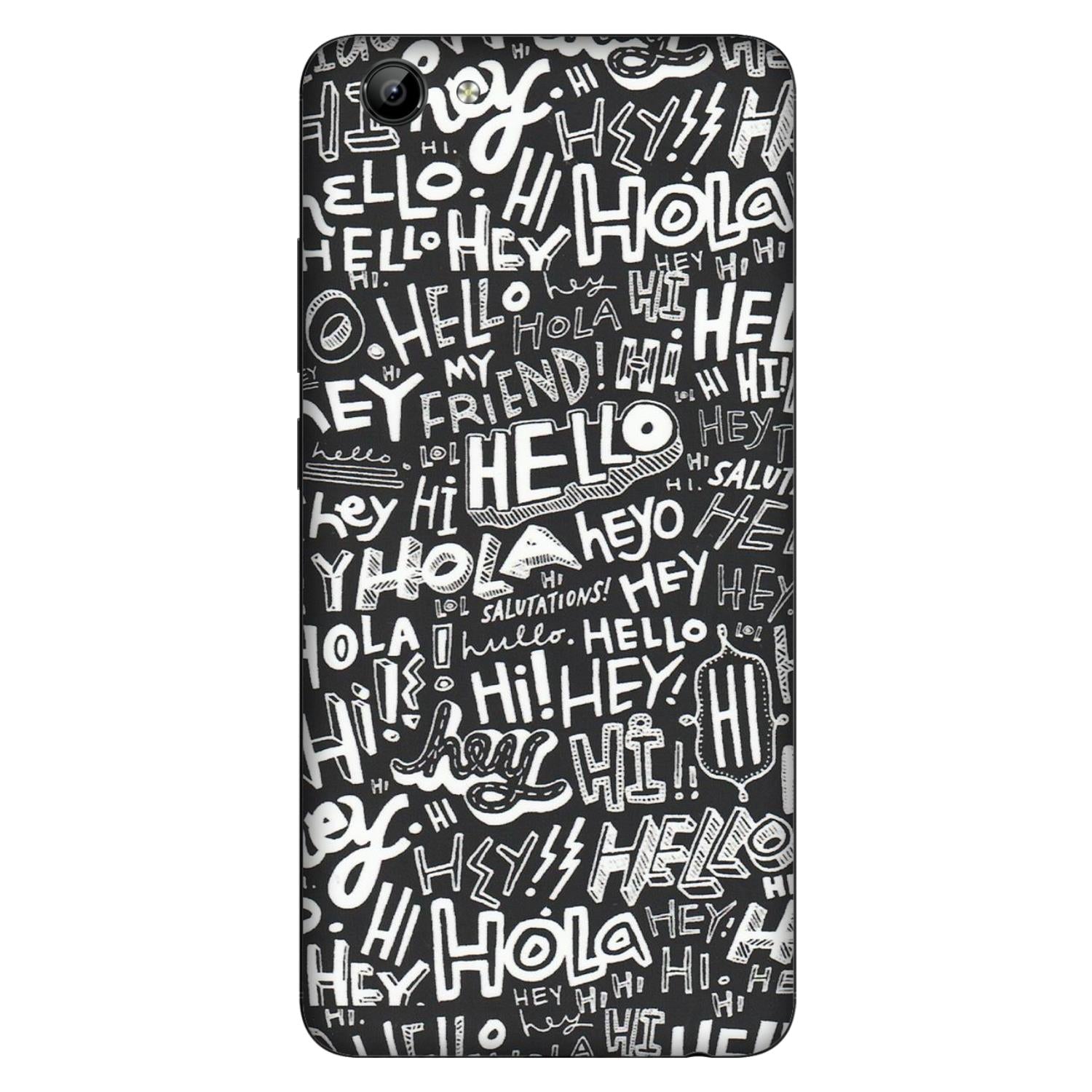 VIVO Y Series Phone Skins (All Models) - Hi Hello Doodles - Matte Finish (M-25) Vivo Y71