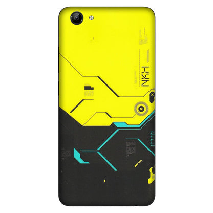 VIVO Y Series Phone Skins (All Models) - Black Yellow Technica - Matte Finish (M-53) Vivo Y71