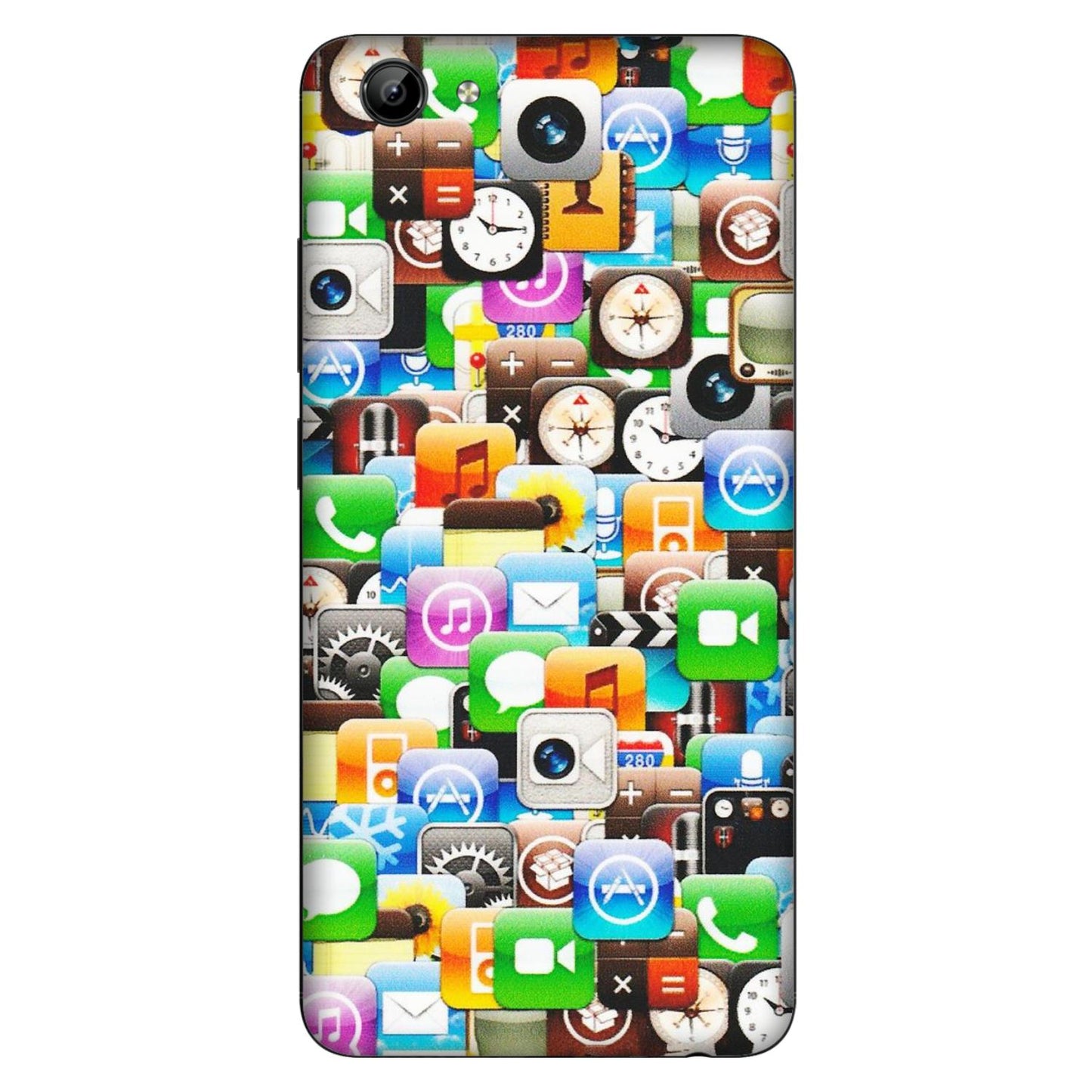 VIVO Y Series Phone Skins (All Models) - All Apple Icons - Matte Finish (M-93) Vivo Y71