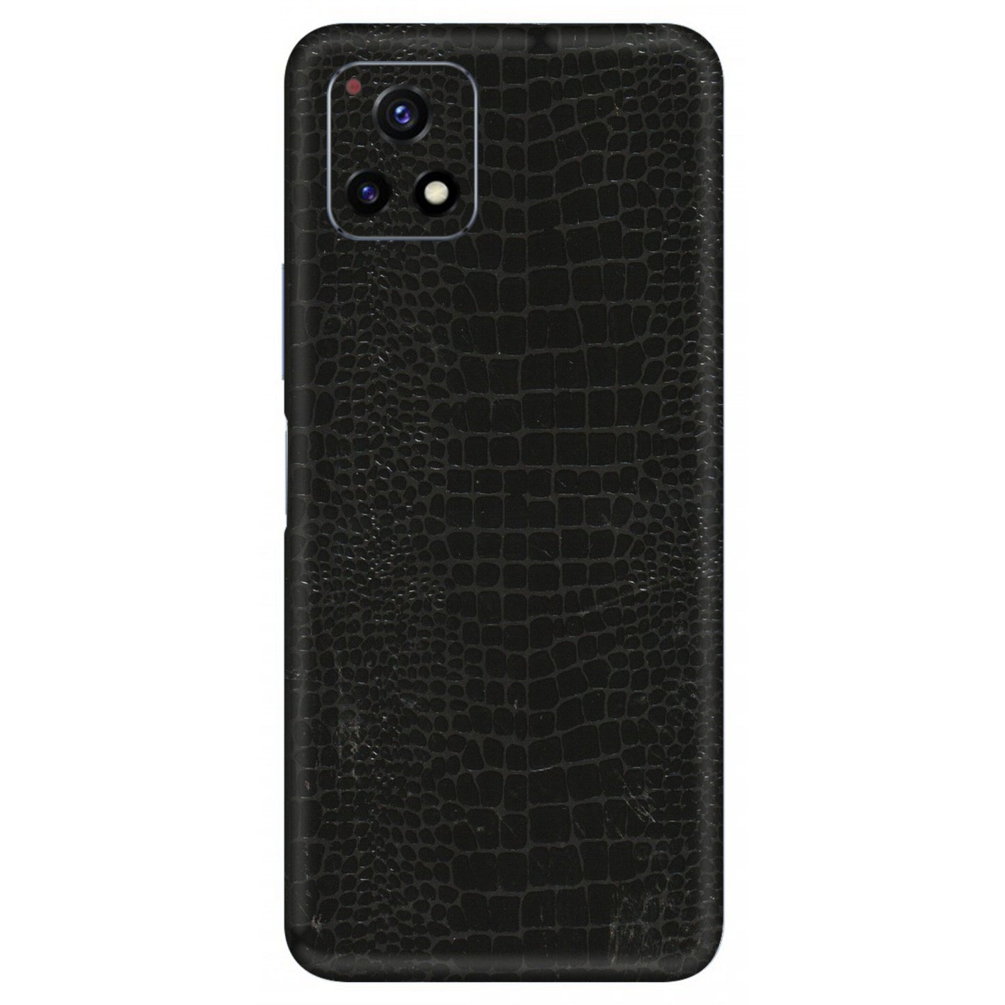 VIVO Y Series Phone Skins (All Models) - Snake Leather Black - 3D Embossed Finish (L-107) Vivo Y72 (5G)