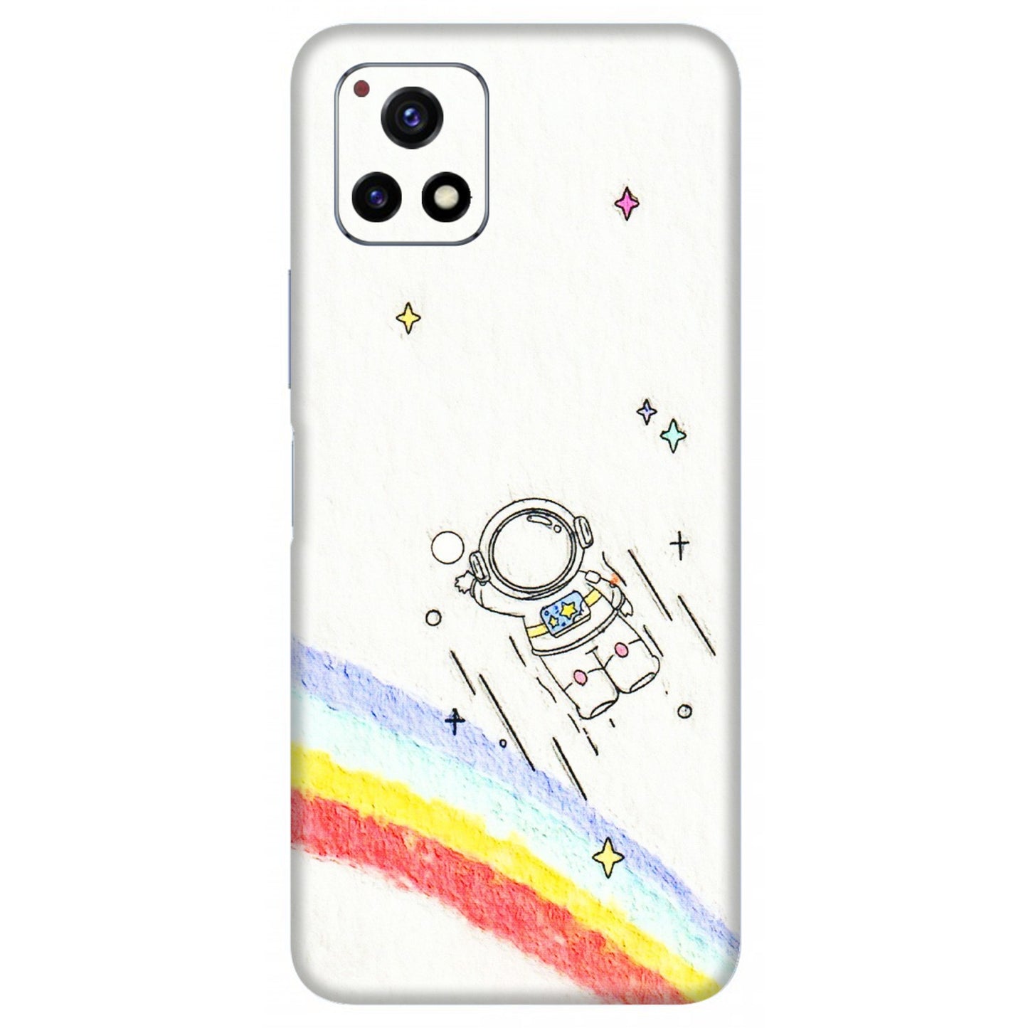 VIVO Y Series Phone Skins (All Models) - Milkyway Astronaut - 3D Embossed Finish (L-110) Vivo Y72 (5G)
